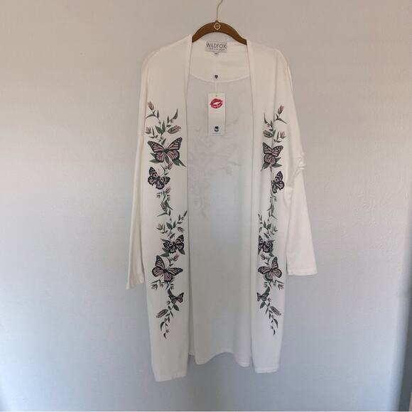 Wildfox Bride Swim Coverup Robe NWT Butterfly - Picture 1 of 7